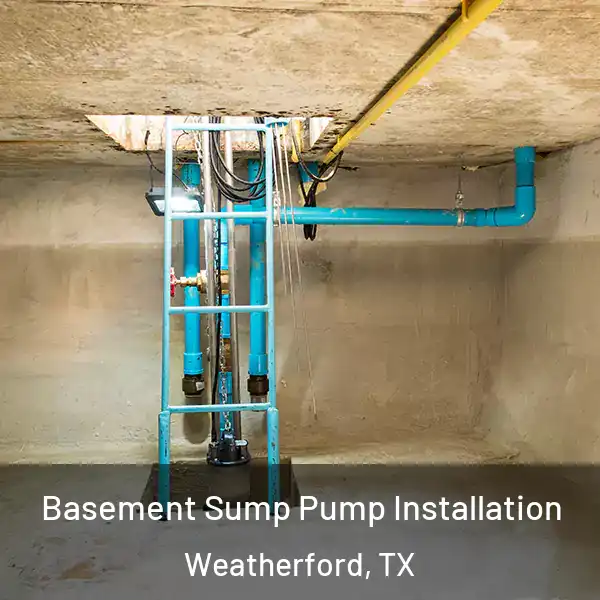  Basement Sump Pump Installation Weatherford, TX