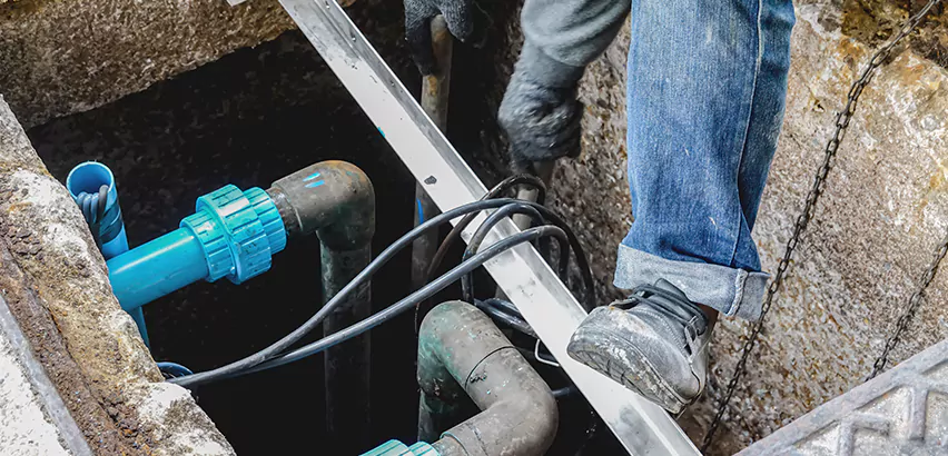 Zoeller Sewage Ejector Pump System in Weatherford