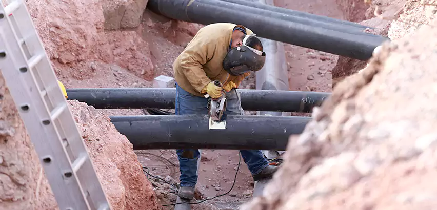 Cast Iron Sewer Pipe Replacement in Weatherford